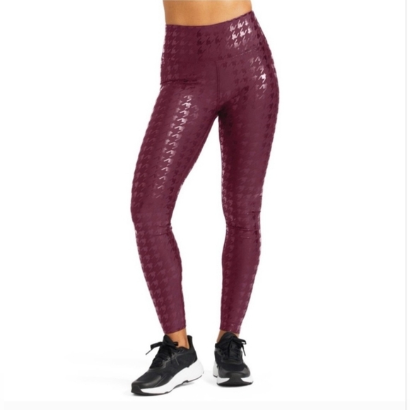 Peloton Pants - Women's Peloton Houndstooth Foil Leggings- Size Medium